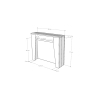 Consola extensible moderna minimalista 90×25-211 Anea 