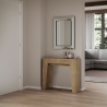 Consola extensible de cocina o entrada de diseño moderno 90×25-181 Narrow Catálogo