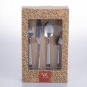 Juego de 24 cubiertos de mesa en acero inoxidable para restaurante cocina Park Avenue Elección