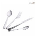 Juego de 24 cubiertos de mesa en acero inoxidable para restaurante cocina Park Avenue Descueto