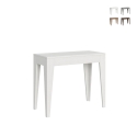 Consola extensible diseño minimalista para 10 personas 90x42-198 Isotta Small Promoción