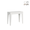 Consola extensible diseño minimalista para 10 personas 90x42-198 Isotta Small Promoción