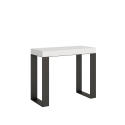 Consola extensible de diseño industrial minimalista 90x40-196 Tecno Small Stock