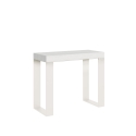 Consola extensible para 14 personas diseño minimalista cocina 90x40-300 Tecno Descueto