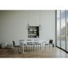 Consola extensible para 14 personas diseño minimalista cocina 90x40-300 Tecno Catálogo