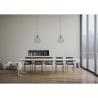 Consola extensible para 14 personas diseño minimalista cocina 90x40-300 Tecno Stock