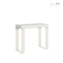 Consola extensible para 14 personas diseño minimalista cocina 90x40-300 Tecno Promoción