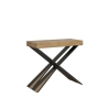 Consola extensible diseño moderno 10 personas 90x40-196 Diago Small Medidas
