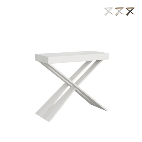 Consola extensible diseño moderno 10 personas 90x40-196 Diago Small Promoción