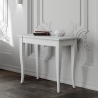 Consola extensible blanca estilo clásico para 14 personas 90x48-308 Sciabola Promoción