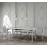 Consola extensible blanca estilo clásico para 14 personas 90x48-308 Sciabola Oferta