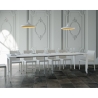 Consola extensible blanca estilo clásico para 14 personas 90x48-308 Sciabola Rebajas