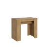 Consola extensible madera natural para entrada y salón 90x48-308 Basic Venta