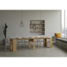 Consola extensible madera natural para entrada y salón 90x48-308 Basic Rebajas