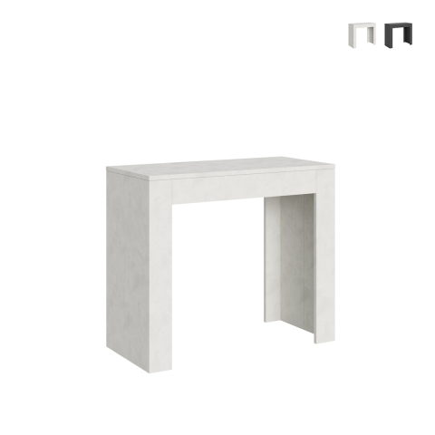 Consola extensible de cocina diseño contemporáneo 90x42-198 Emy Small Promoción