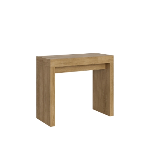 Consola extensible ahorradora de espacio 90x40-196 de madera Roxell Small Promoción
