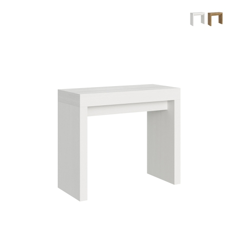 Mesa de cocina moderna extensible 90x40-300 Roxell Promoción