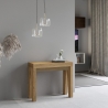 Consola extensible de diseño contemporáneo en madera 90x40-300 Naxy Venta
