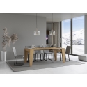 Consola extensible de diseño contemporáneo en madera 90x40-300 Naxy Oferta