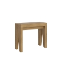 Consola extensible de diseño contemporáneo en madera 90x40-300 Naxy Promoción