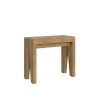 Consola extensible de diseño contemporáneo en madera 90x40-300 Naxy Promoción