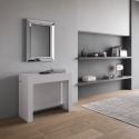 Consola blanca extensible para comedor cocina 90x42-302 Evolve Promoción