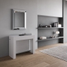 Consola blanca extensible para comedor cocina 90x42-302 Evolve Promoción
