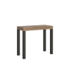 Consola extensible de madera estilo industrial 90x40-196 Everyday Small Venta