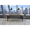 Consola extensible de madera estilo industrial 90x40-196 Everyday Small Oferta
