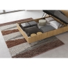 Cama de plaza y media con almacenamiento diseño moderno 120x190 cm Nuamo Elección