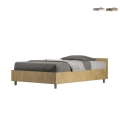 Cama de una plaza y media con almacenamiento diseño moderno 120x200cm Nuamo Promoción