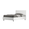 Cama de una plaza y media con contenedor 120x190 en madera blanca Demas Venta
