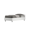 Cama individual con espacio de almacenamiento 80x190 en madera blanca Nuamo Venta