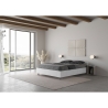 Cama doble francesa con almacenamiento 140x190 de madera blanca Nuamo Rebajas