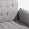 Sofá cama de 2 plazas reclinable con reposabrazos y portavasos Ember Coste