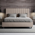 Cama matrimonial con cajón somier acolchado 160x210 Agueda Promoción