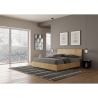 Cama matrimonial 160x190cm sin somier con cabecera inclinada Demas Catálogo