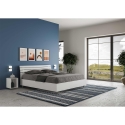 Cama matrimonial 160x200 cm con somier contenedor y cabecero inclinado Ankel letto Catálogo