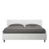 Cama matrimonial 160x200 cm con somier contenedor y cabecero inclinado Ankel letto Descueto