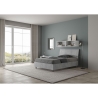 Cama de una plaza y media 120x200 cm con cajón y cabecera inclinada Demas Oferta