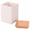 Tarro grande de cocina 10x10x14.5cm en gres con tapa 1080ml Moderno Oferta