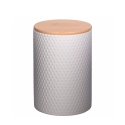 Set de 3 tarros de cocina de cerámica coloreada de 750 ml con tapa Circle Oferta