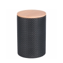 Set de 3 tarros de cocina de cerámica coloreada de 750 ml con tapa Circle Venta