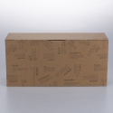 set de 3 tarros de vidrio 10x14cm para café, azúcar y sal Victionary Modelo