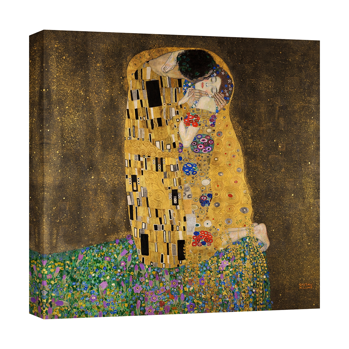Cuadro impreso en lienzo canvas Art Nouveau El Beso Gustav Klimt Promoción Cuadro impreso en lienzo canvas Art Nouveau El Beso Gustav Klimt Promoción