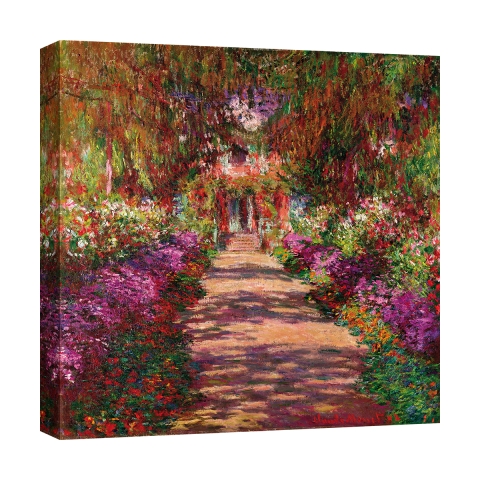 Cuadro impresión impresionista Camino en el jardín de Monet Giverny Promoción