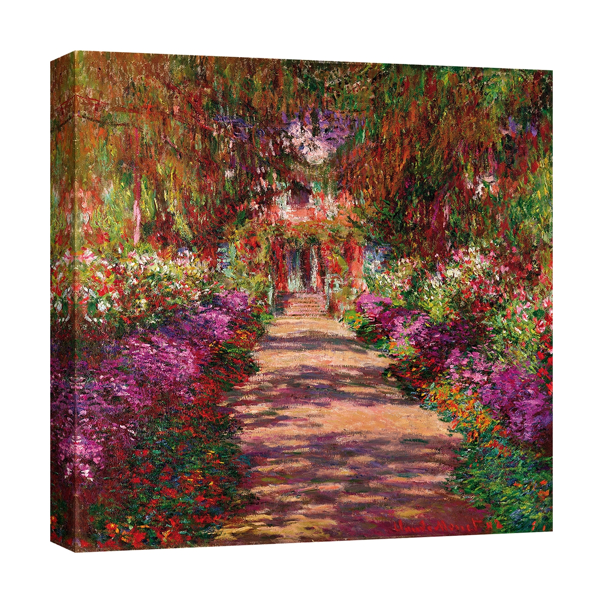 Cuadro impresión impresionista Camino en el jardín de Monet Giverny Promoción