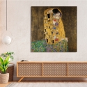 Cuadro impreso en lienzo canvas Art Nouveau El Beso Gustav Klimt Venta