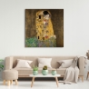 Cuadro impreso en lienzo canvas Art Nouveau El Beso Gustav Klimt Rebajas