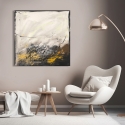 Cuadro abstracto moderno en lienzo canvas Winter Melody H. Romero Venta